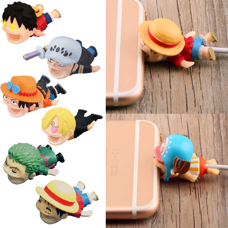 Protector de cable: One piece (Luffy, Ace, Sanji, Zoro...) - nihonski