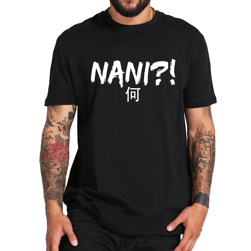 Camiseta corta:  "Nani?!" - nihonski