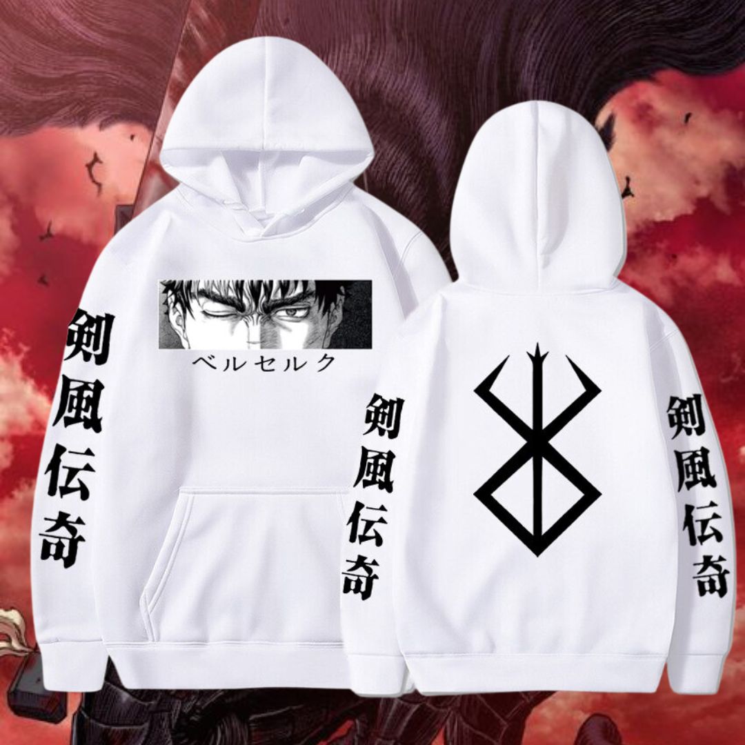 Sudadera con capucha del anime Berserk - nihonski