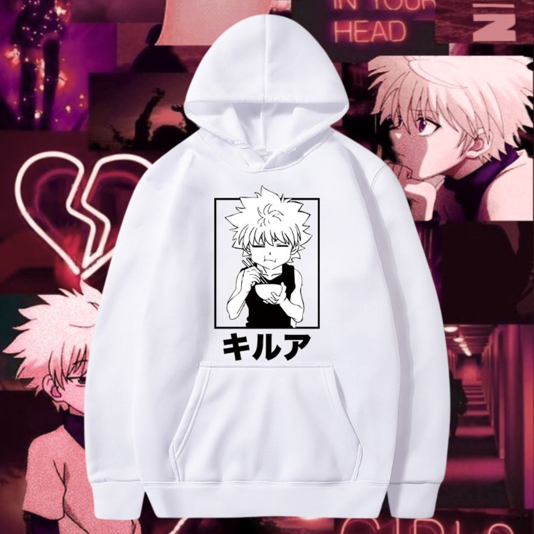 Sudadera (Hoodie) Hunter X Hunter de Killua Zoldyck - nihonski