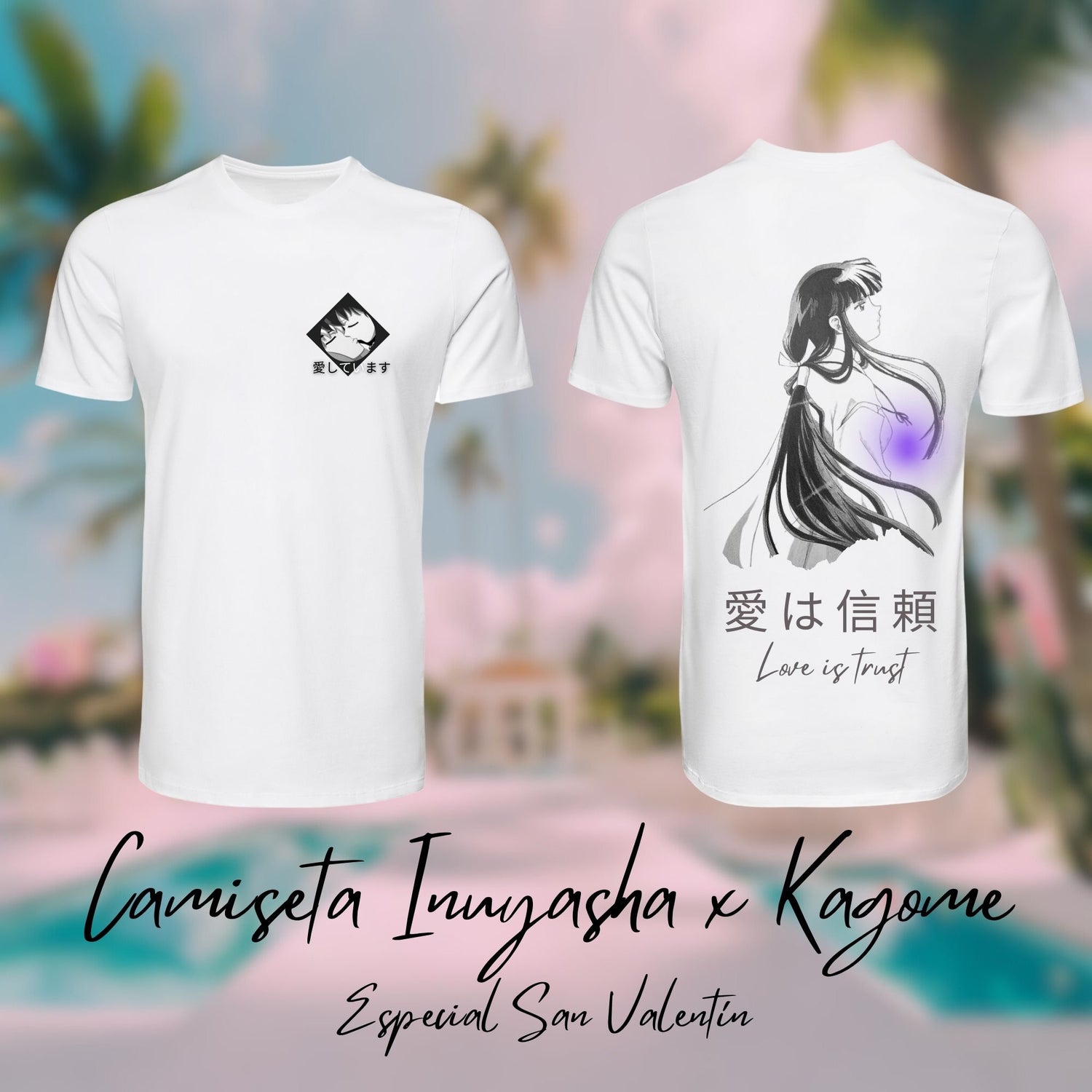 Inuyasha x Kagome Valentine's Day T-shirts Pack