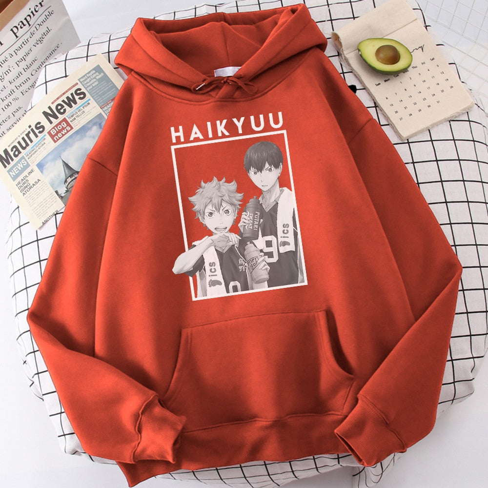 Sudadera (Hoodie) Haikyuu de Hinata y Kageyama - nihonski