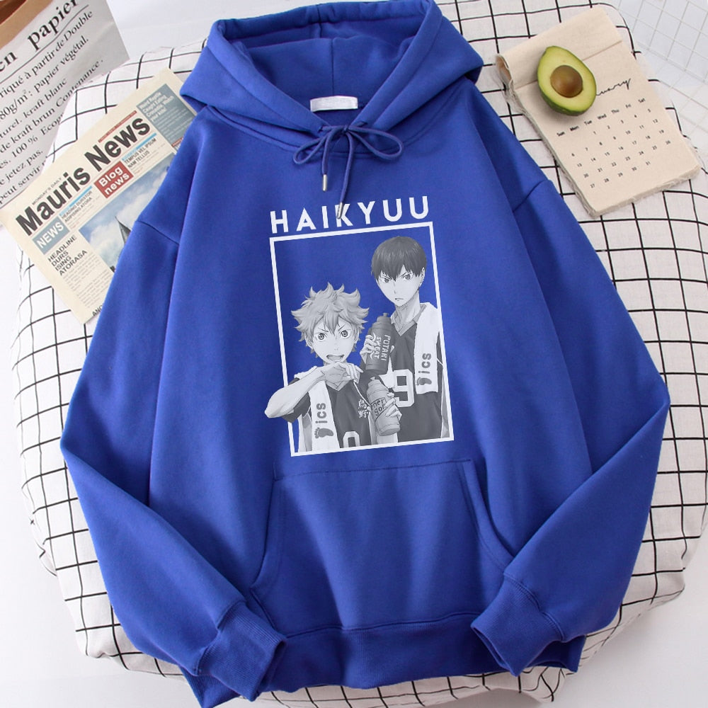 Sudadera Hoodie Haikyuu de Hinata y Kageyama nihonski