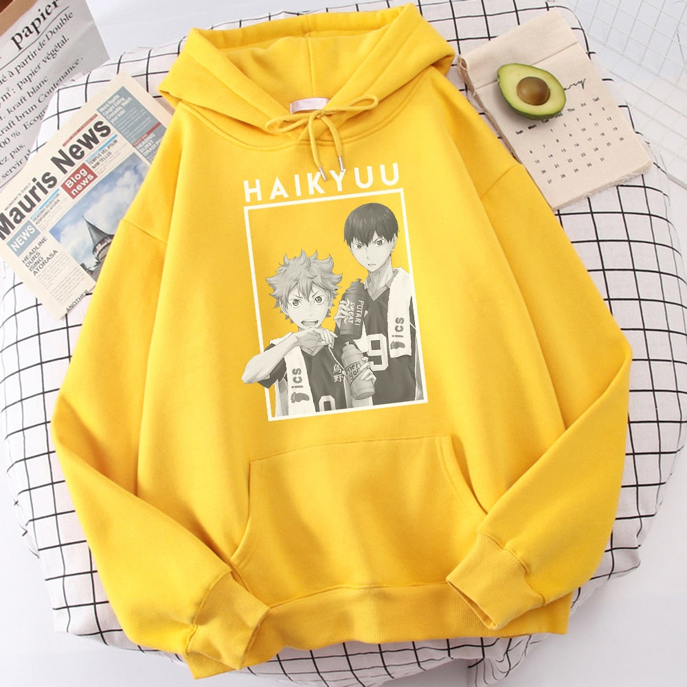 Sudadera (Hoodie) Haikyuu de Hinata y Kageyama - nihonski