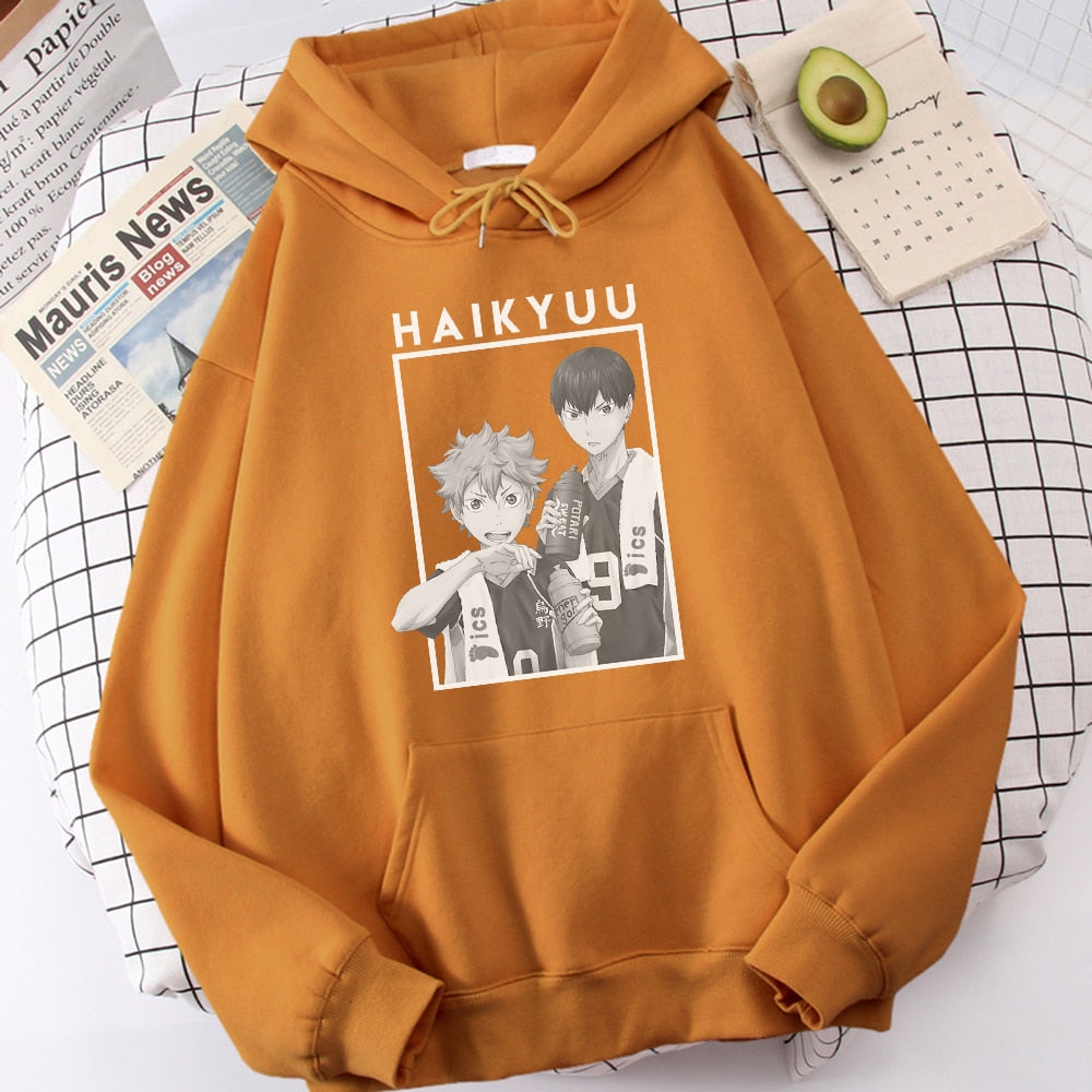 Sudadera Hoodie Haikyuu de Hinata y Kageyama nihonski