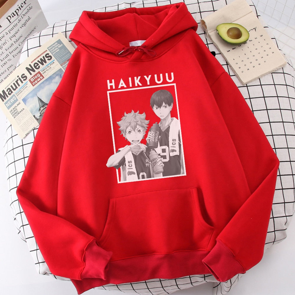 Sudadera Hoodie Haikyuu de Hinata y Kageyama nihonski