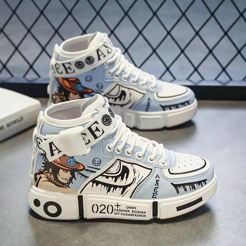 Anime Sneakers: One piece / Monkey D. Luffy & Ace